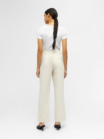 OBJECT Loose fit Pants 'Sigrid Cassie' in Beige