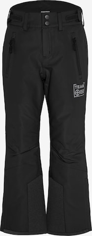 CHIEMSEE Workout Pants ' mit reflektierendem Print ' in Black: front