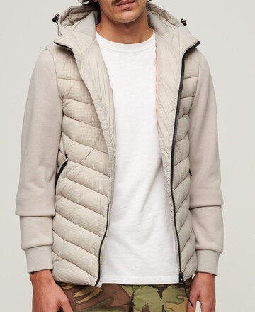 Superdry Between-Season Jacket in Beige: front