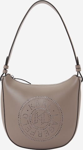 Sac bandoulière Karl Lagerfeld en gris : devant