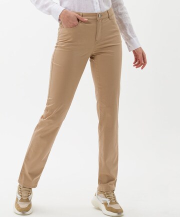 BRAX Regular Pants 'Carola' in Brown: front