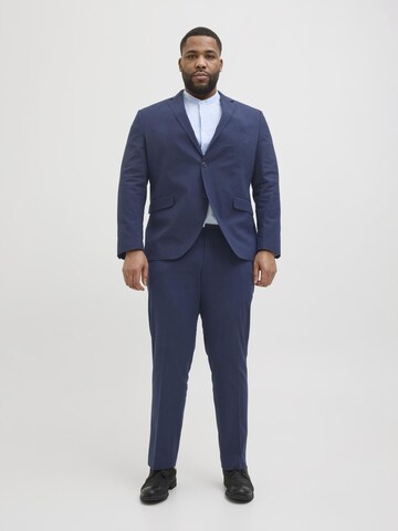 Jack & Jones Plus Slimfit Bukser med lægfolder i blå