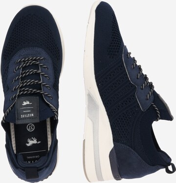 MUSTANG Lace-up shoe in Blue