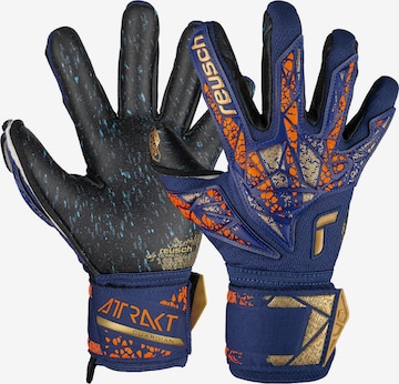 REUSCH Sporthandschoenen 'Attrakt Fusion Guardian' in Blauw: voorkant