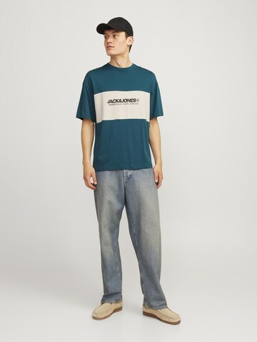 JACK & JONES T-Shirt 'JJELegacy' in Blau