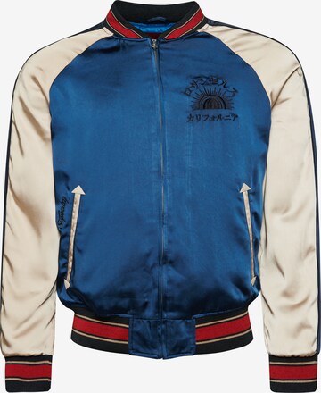 Superdry Between-Season Jacket 'Sukajan' in Blue: front