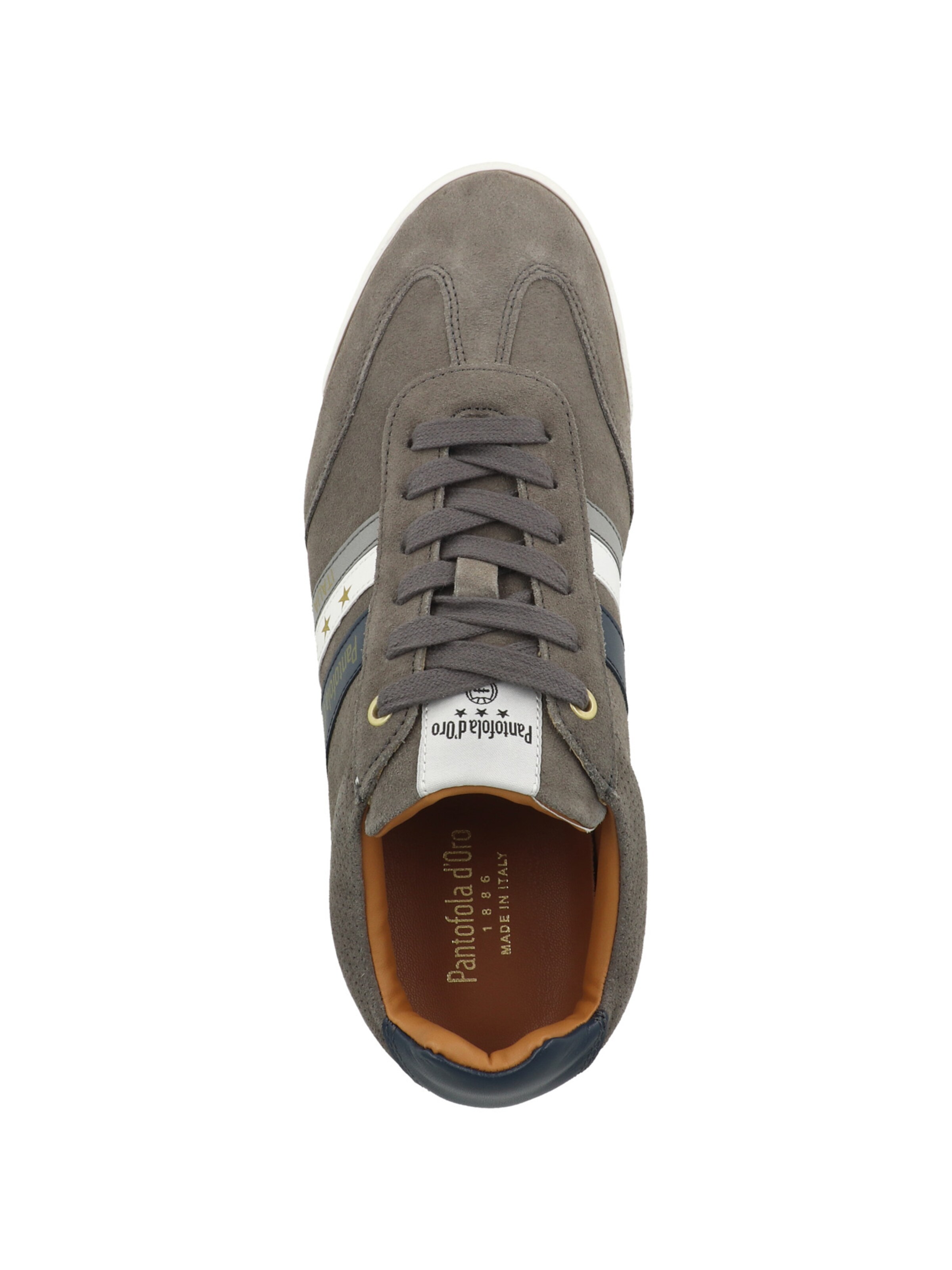 PANTOFOLA D'ORO Platform trainers 'Vasto Suede' in Grey