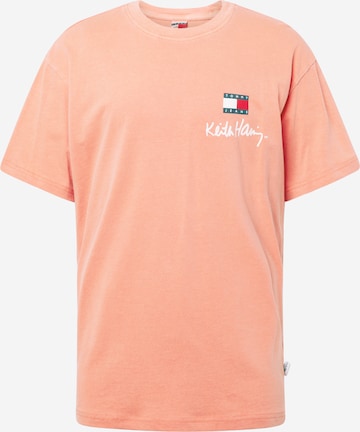 T-Shirt Tommy Jeans en orange : devant