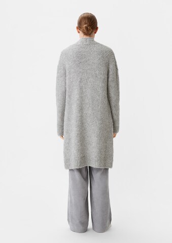 COMMA Strickjacke in Grau: Rückseite