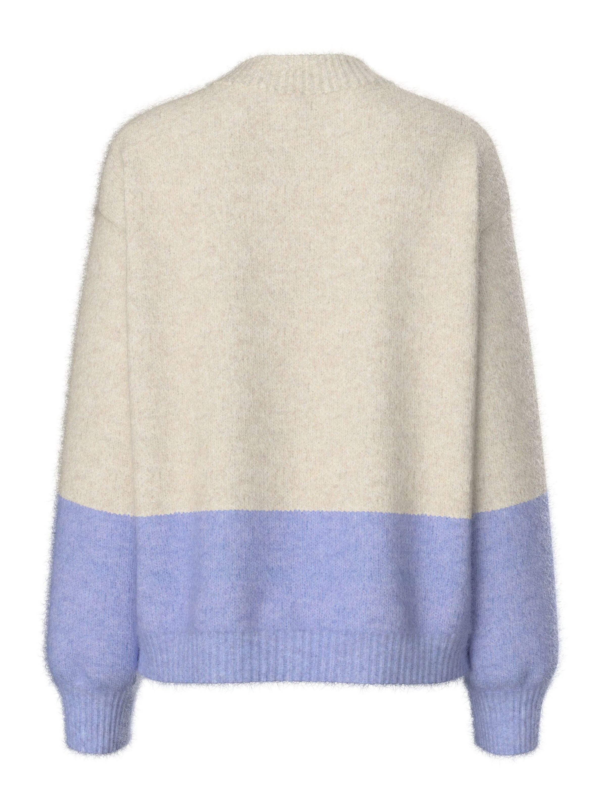 PIECES Sweater 'PCIvy' in Grey