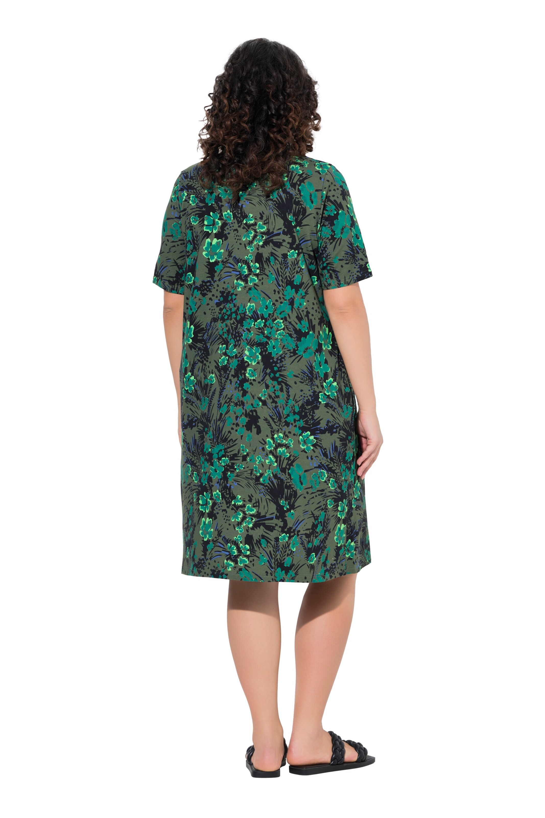 Ulla Popken Kleit, värv roheline