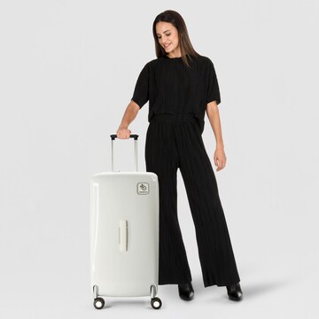 MANDARINA DUCK Trolley 'Sky Duck' in Wit: voorkant