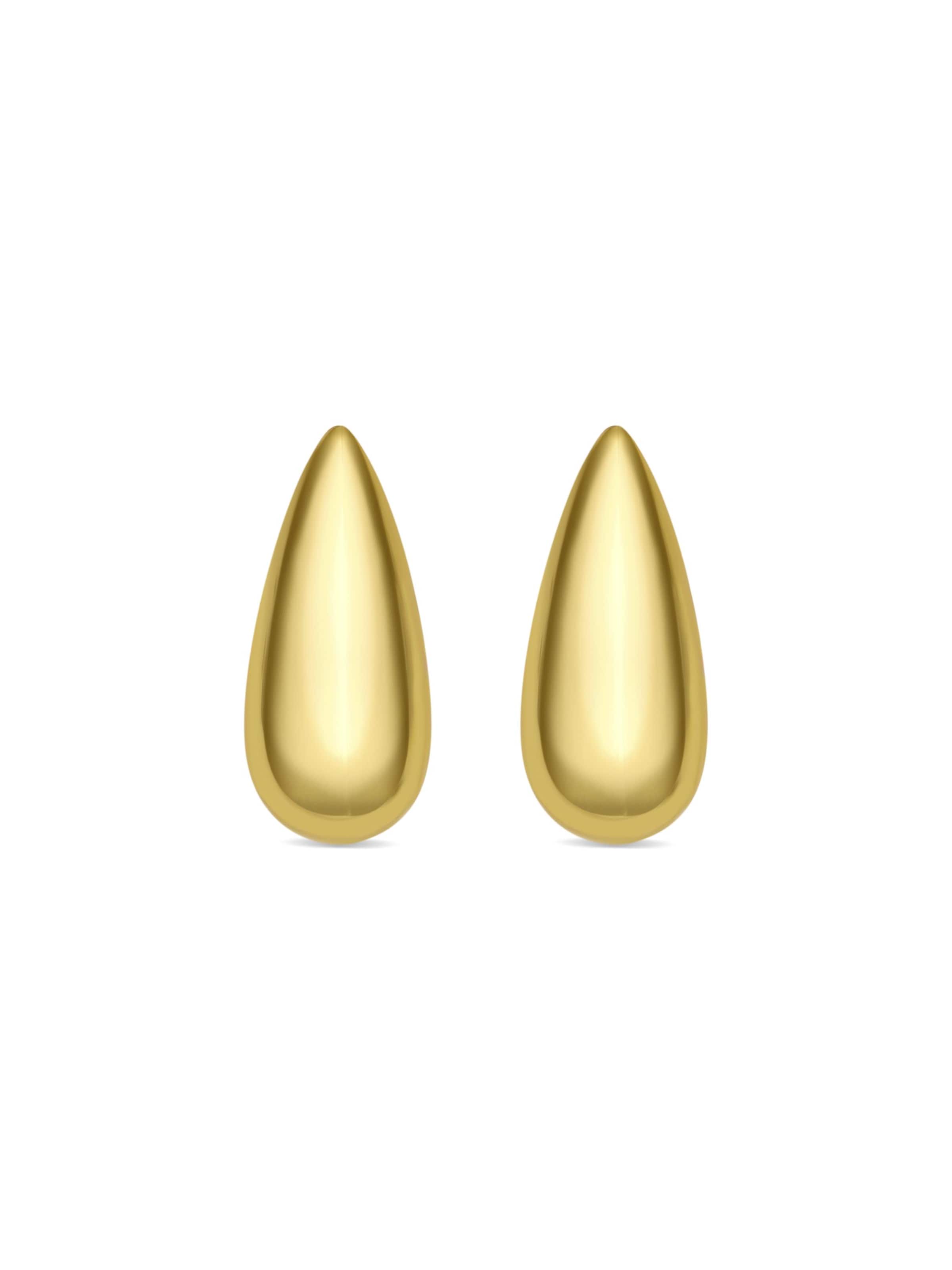 Luxenter Earrings 'LEOFRA' in Yellow: front