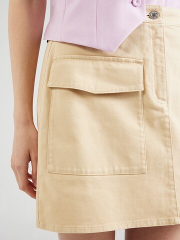 HUGO Skirt 'Rosinata-1-W' in Beige