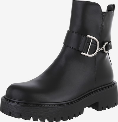 Ital-Design Stiefelette in schwarz, Produktansicht