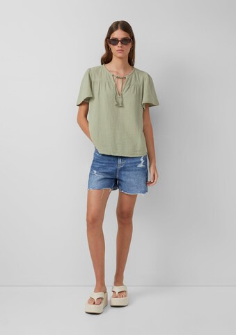 QS Blouse in Groen