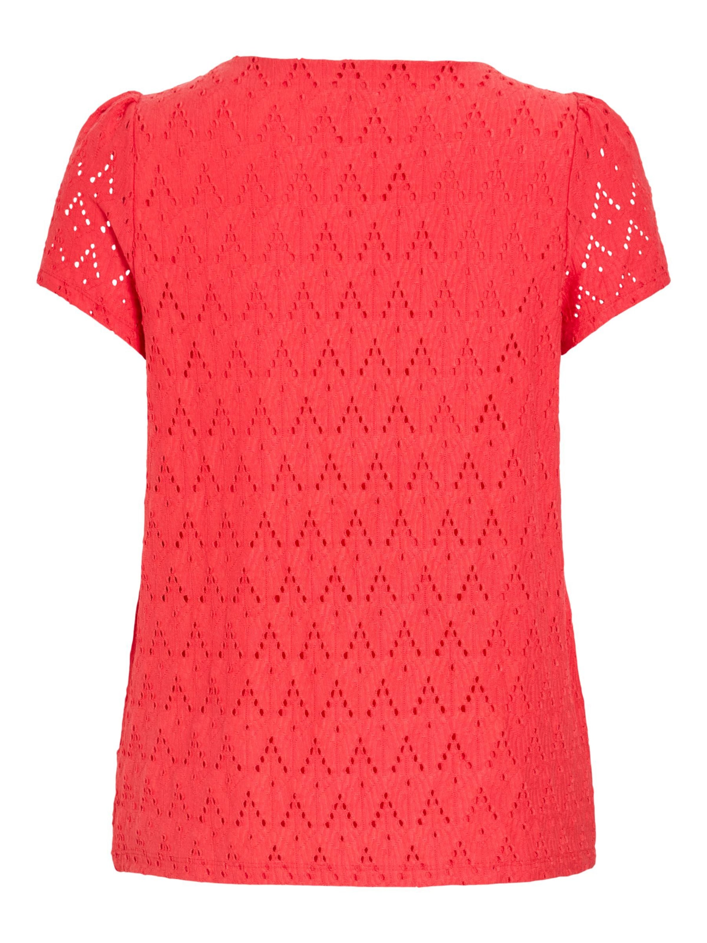 VILA - Blusa 'VIAmalina' en rojo