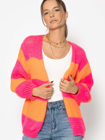 SASSYCLASSY Oversizestrickjacke‌‌‌‌‌‌‌‌‌ in Orange