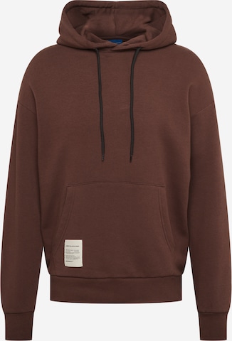 JACK & JONES Sweatshirt 'RAMI' in Brown: front