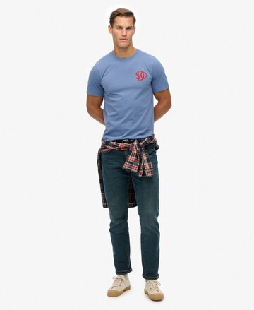 Superdry Shirt in Blauw