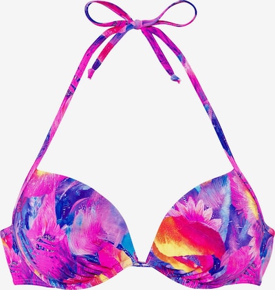 VENICE BEACH Bikini gornji dio veličine 70/A u ultra morsko plava / orhideja bijela / narančasta / tamno crvena, Pregled proizvoda