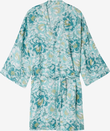 INTIMISSIMI Dressing Gown 'EMERALD FLOWER' in Green: front