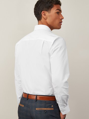 Next Slim Fit Hemd in Weiß