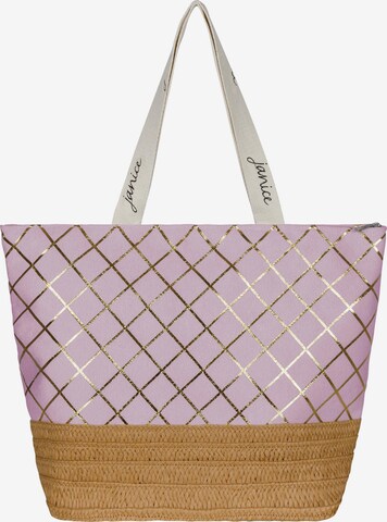 normani Beach Bag 'Kuredu' in Pink: front