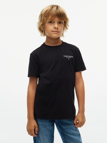 TOMMY HILFIGER Shirt 'Essential' in Zwart: voorkant