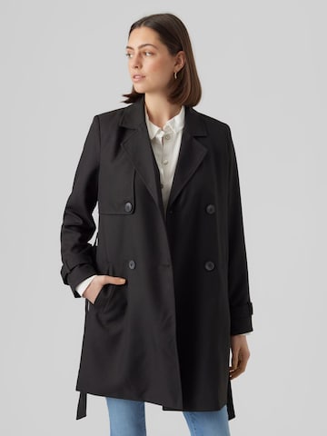 VERO MODA Between-Seasons Coat 'CELESTE' in Black: front