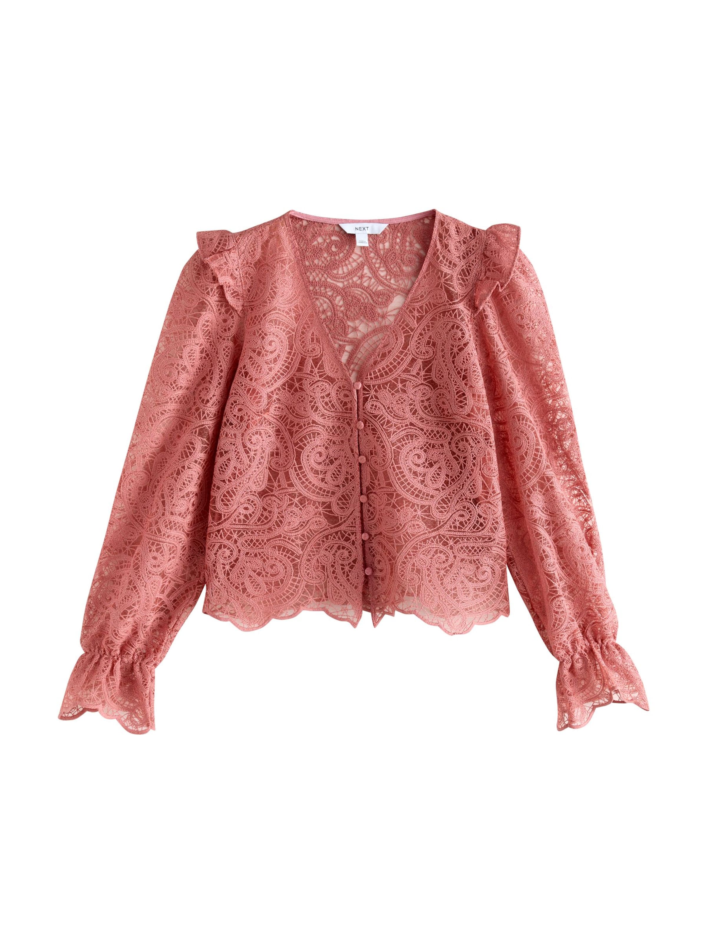 Next Блуза в розово: отпред