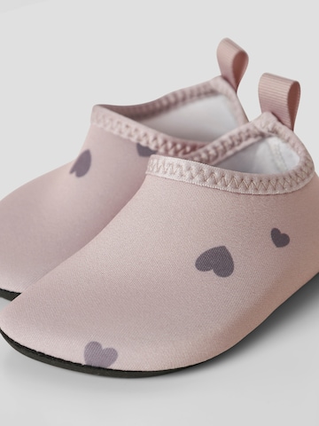 NAME IT Beach & Pool Shoes 'NMFZIPPA' in Purple: front