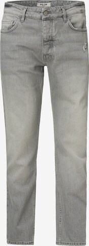 Salsa Jeans Slimfit Jeans in Grijs: voorkant