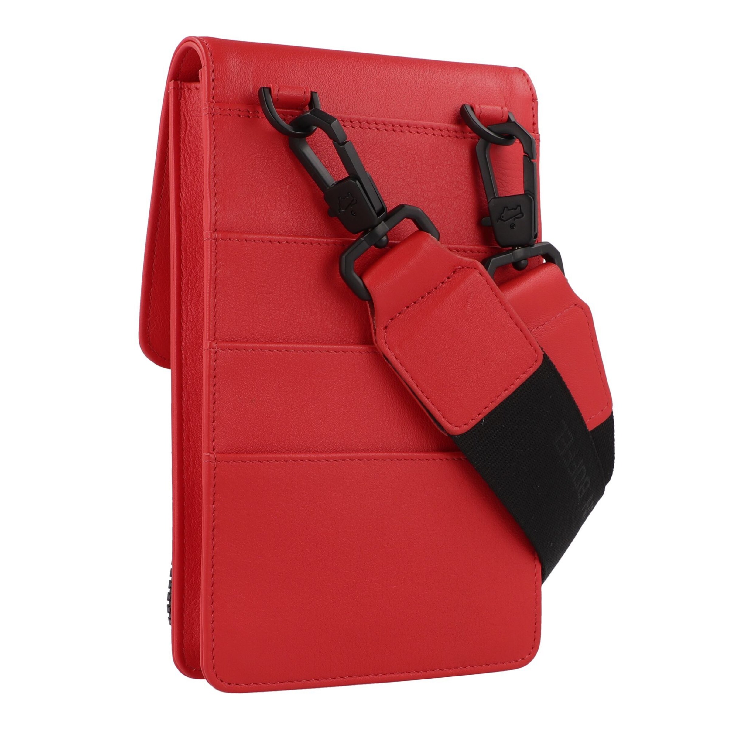 Braun Büffel Umhängetasche 'Capri' in Rot