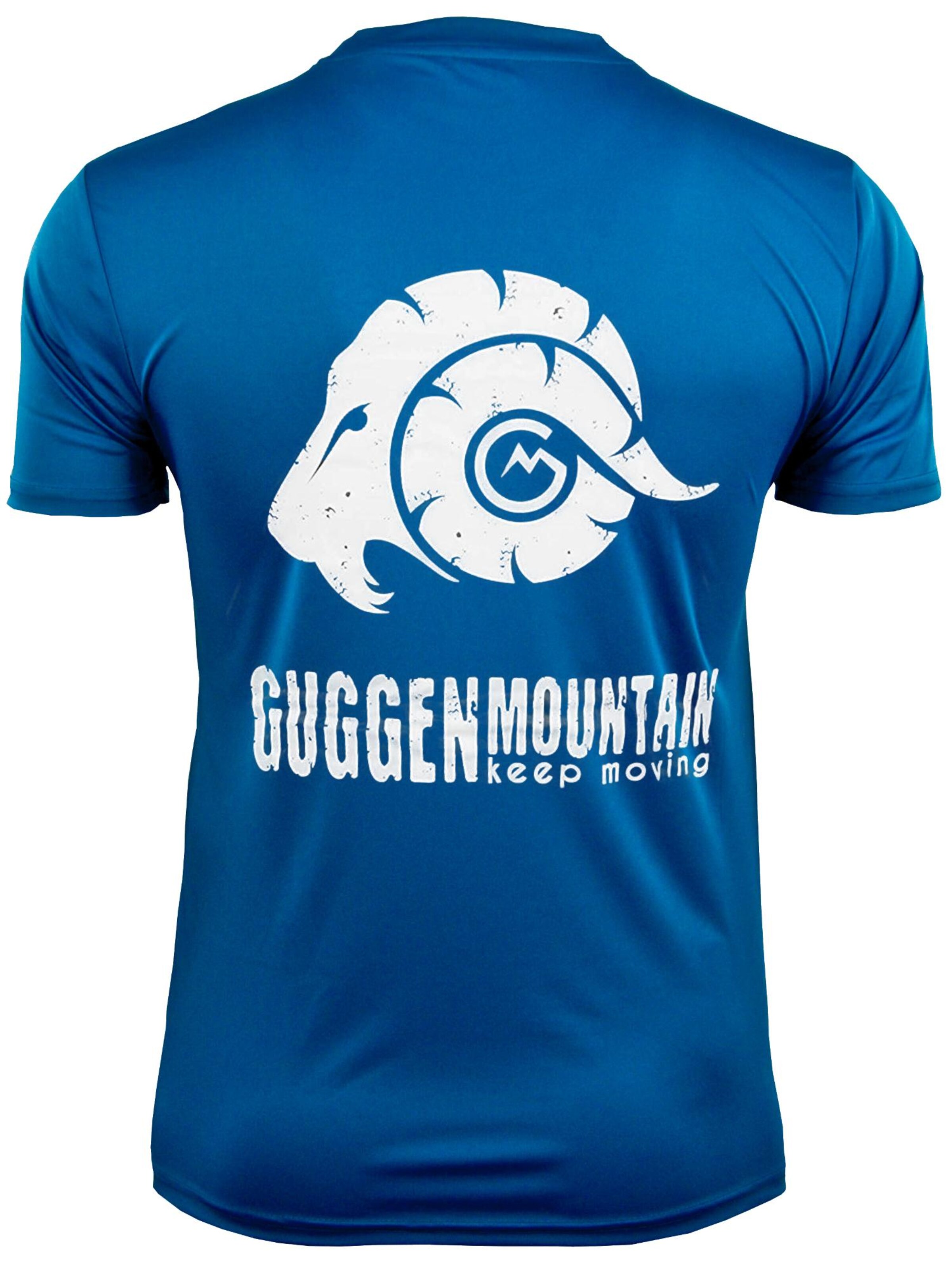Guggen Mountain Performance Shirt in Blue: front