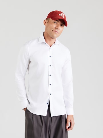 OLYMP Slim Fit Paita värissä valkoinen: etupuoli