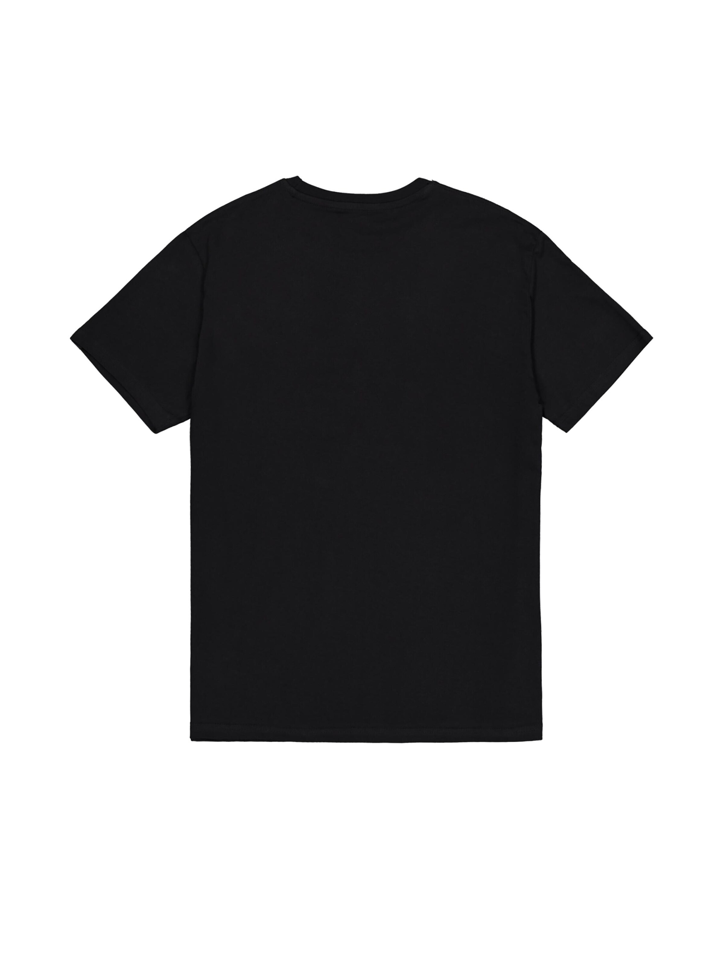 ALPHA INDUSTRIES Shirt 'Basic Mid Logo'‌‌‌‌‌‌‌ in Schwarz