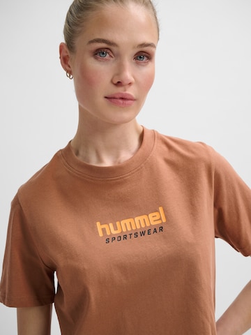 Hummel T-Shirt 'Lgc Malu' in Braun