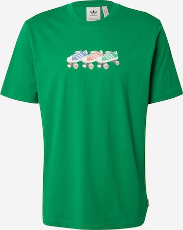 ADIDAS ORIGINALS Shirt 'ROLLER' in Green: front