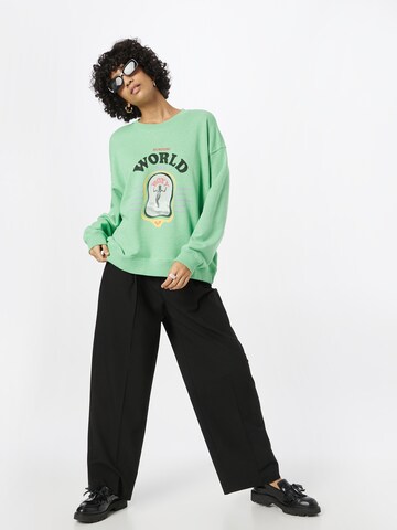 ROXY Sweatshirt 'TAKE YOUR PLACE' in Groen