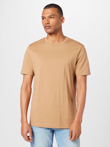 BOSS Shirt 'Thompson 01' in Beige: front