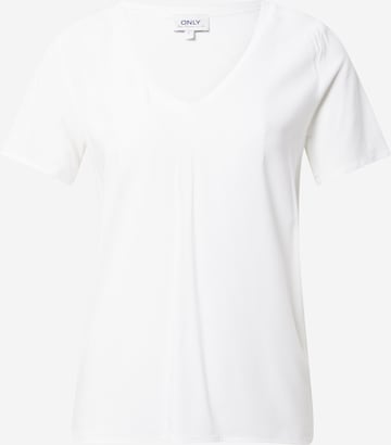 Maglietta 'Merle' di ONLY in bianco: frontale