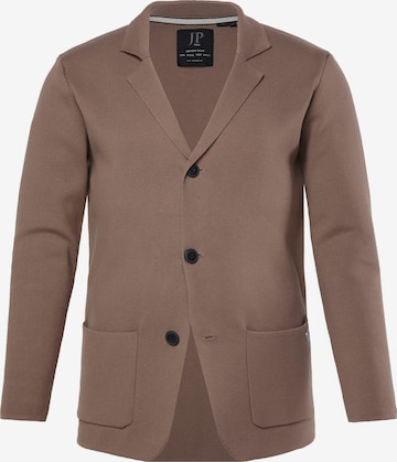 JP1880 Comfort Fit Strickjacke in Braun: Vorderseite