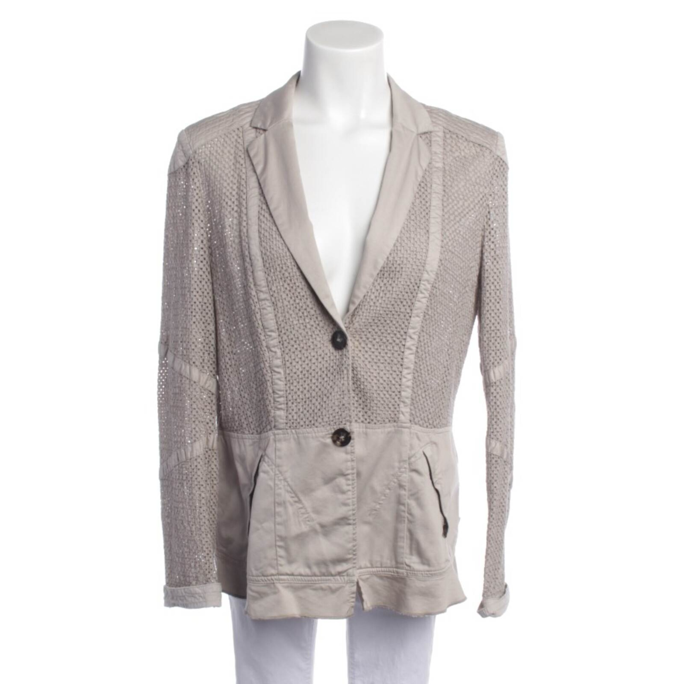 Marc Cain Jacket & Coat in XL in White: front