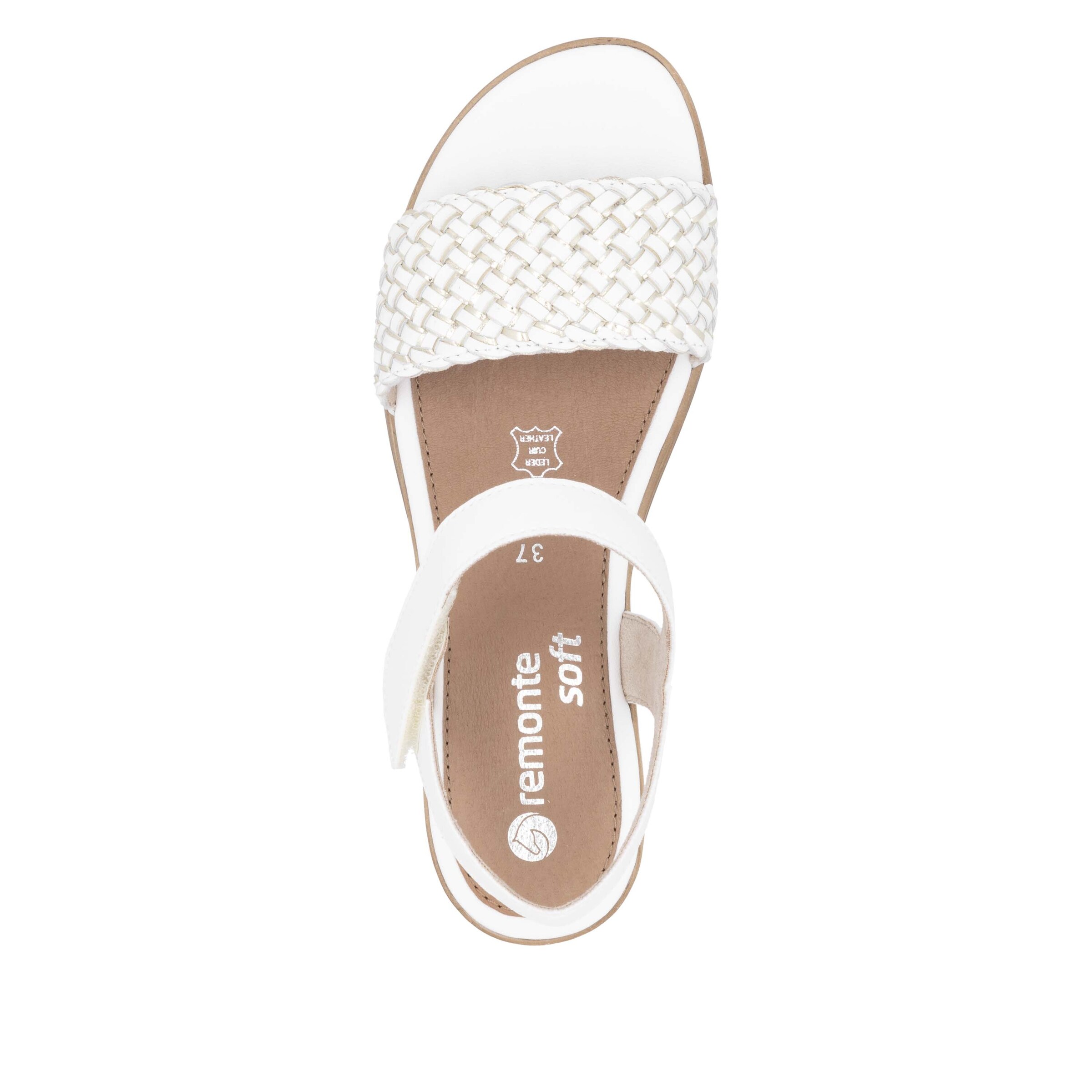 Sandales 'D6465' REMONTE en blanc