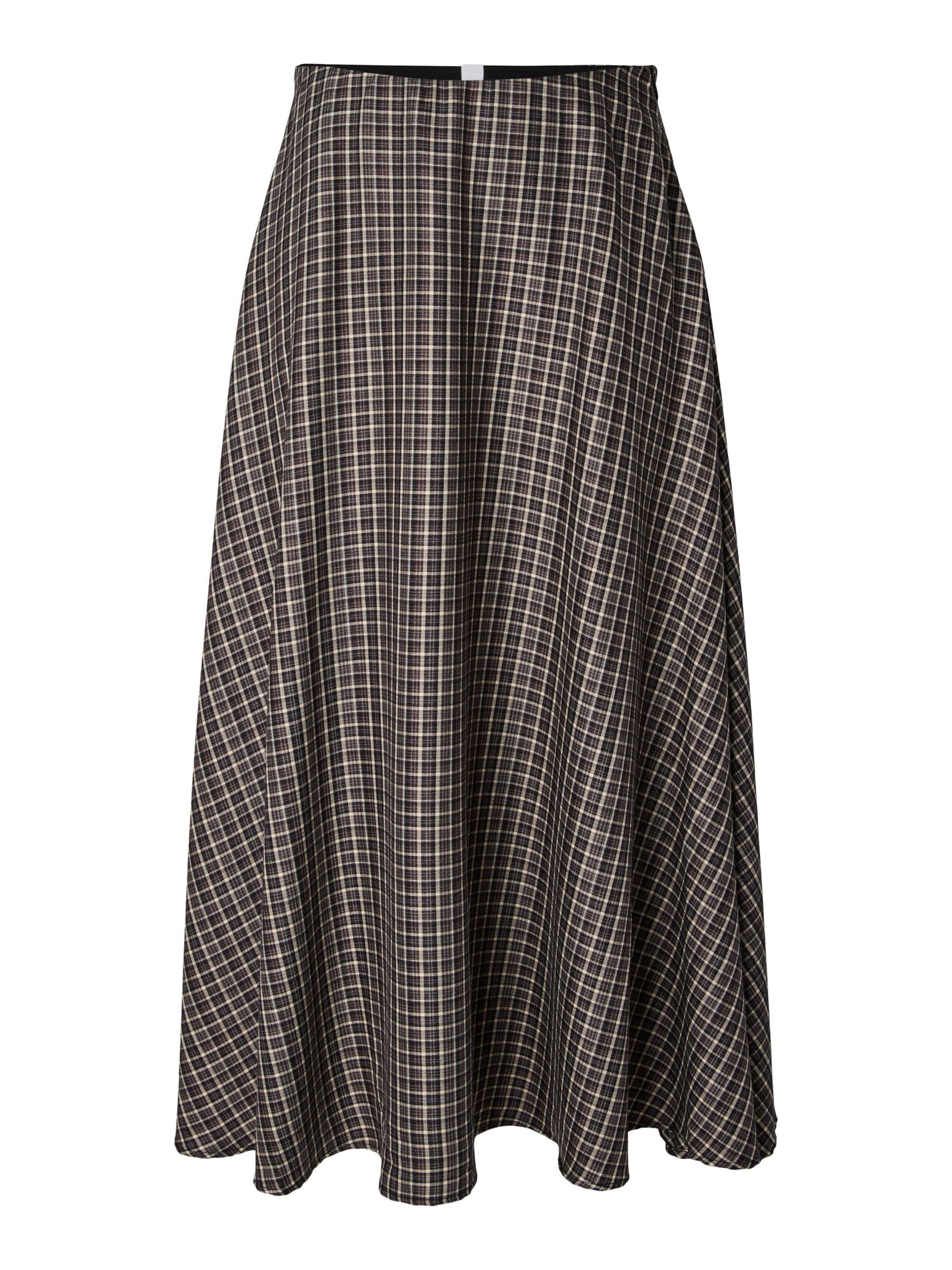 YAS Rok 'YASTULVA HW' in Zwart: voorkant