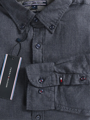 T-Shirt 'Houndstooth 071' TOMMY HILFIGER en gris