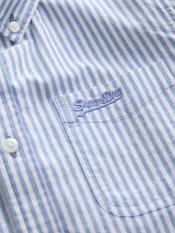 Superdry Regular fit Overhemd in Blauw