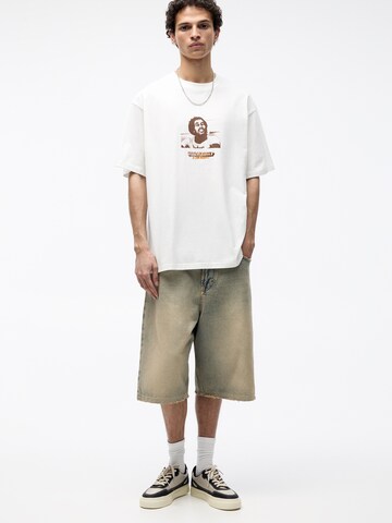 Pull&Bear T-Shirt in Weiß