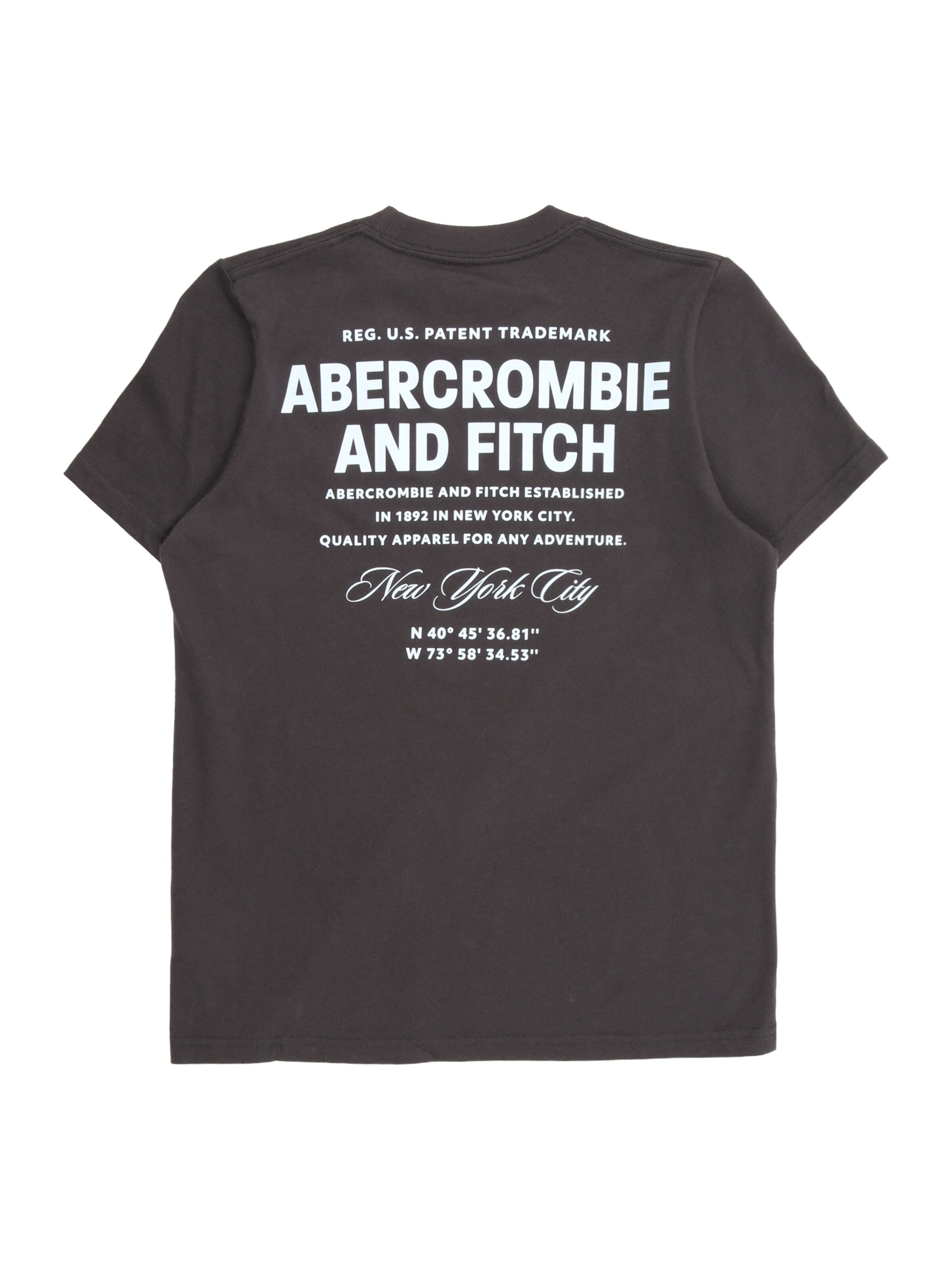 Abercrombie & Fitch Póló 'CITY STACK' - fekete